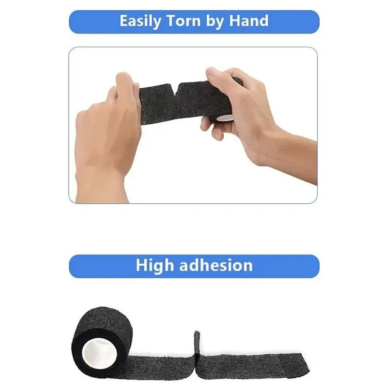 1/3pcs Non-woven Self-adhesive Elastic Bandage Breathable Non-sticky Hair Pet Finger Wrist Ankle Sports Protective Bandage