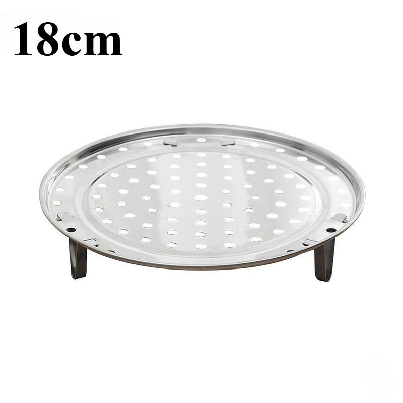 

Подставка для пароварки из нержавеющей стали, аксессуары для кастрюль быстрого приготовления, утолщенная подставка для пароварки (18/20/22/24см) 18CM серебряный