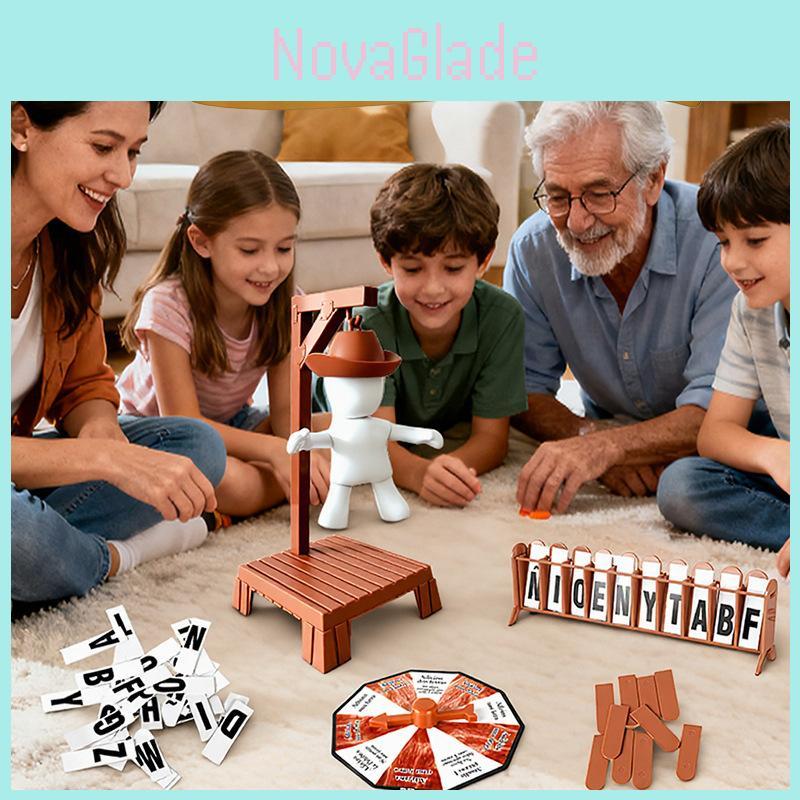 Appeso Magnetico Gioco di Parole Impiccato Puzzle da Tavolo Per Divertimento in Famiglia e Allenamento del Cervello