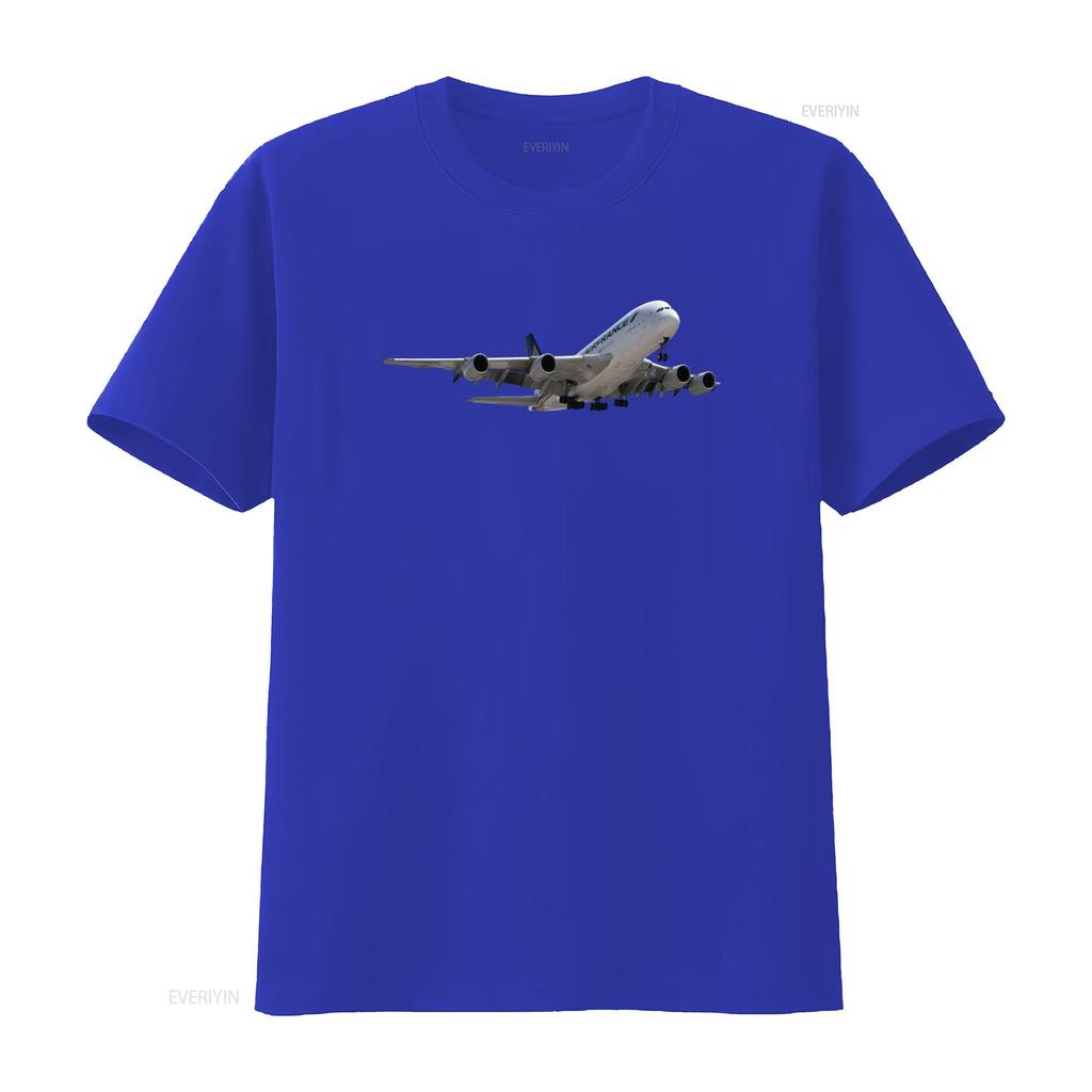 Air France Airbus A380 Flugzeug T-Shirt für S M L XL XXL vintage gewaschen atmungsaktiv homme Unisex Designer Kleidung
