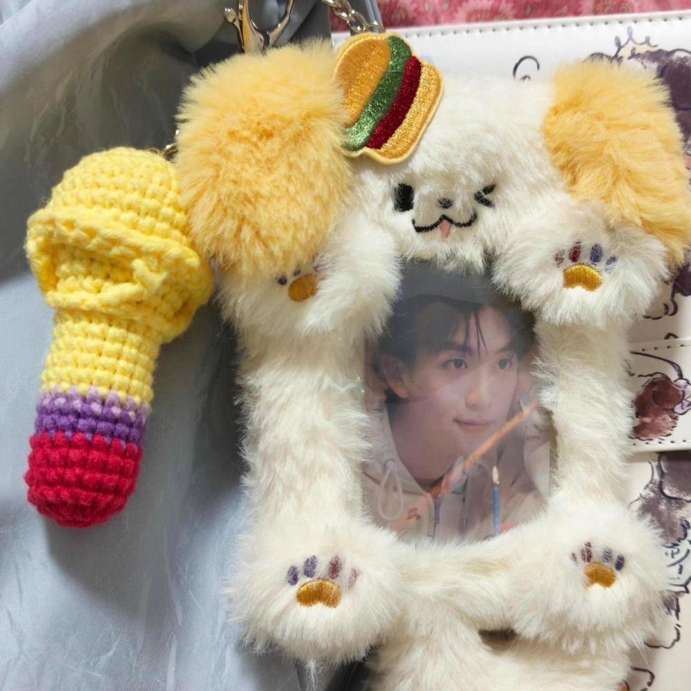 High Quality Photocard Case Rabbit/Dog/Cat Photo Card Holder Big Eared Multifunctional Card Case for School Office