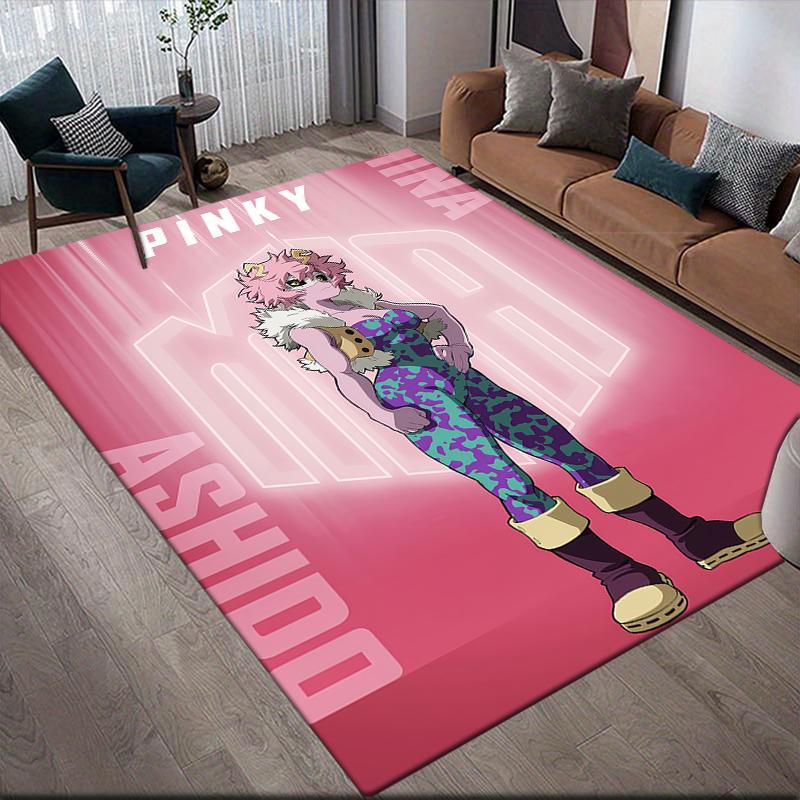 My Hero Academia Female Characters Area Rug, MHA Fan Cozy Carpet, Great Gift.chl