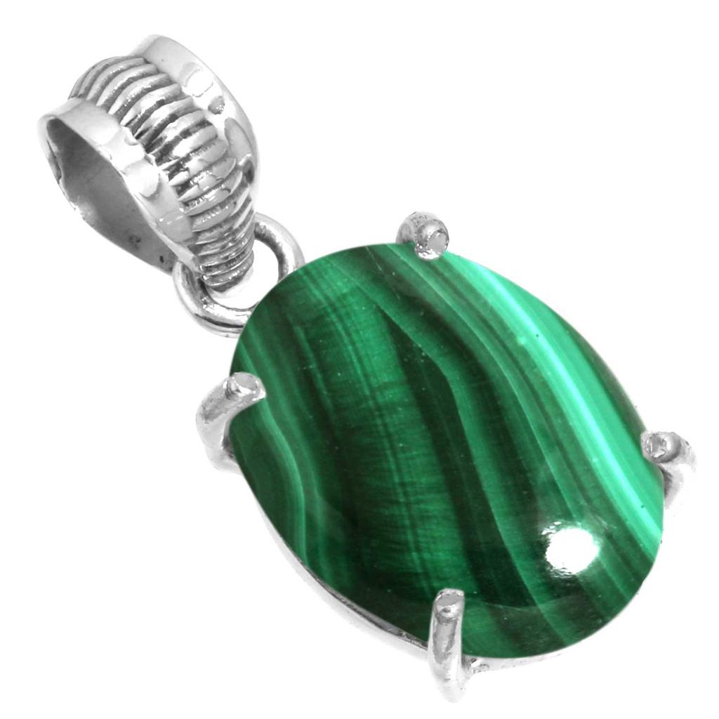 925 Sterling Silber Anhänger Damen Edelstein Handgefertigter Schmuck Muttertagsgeschenk Malachit Mondstein Rosenquarz Roter Stein Rauchtopas Tigerauge Vintage