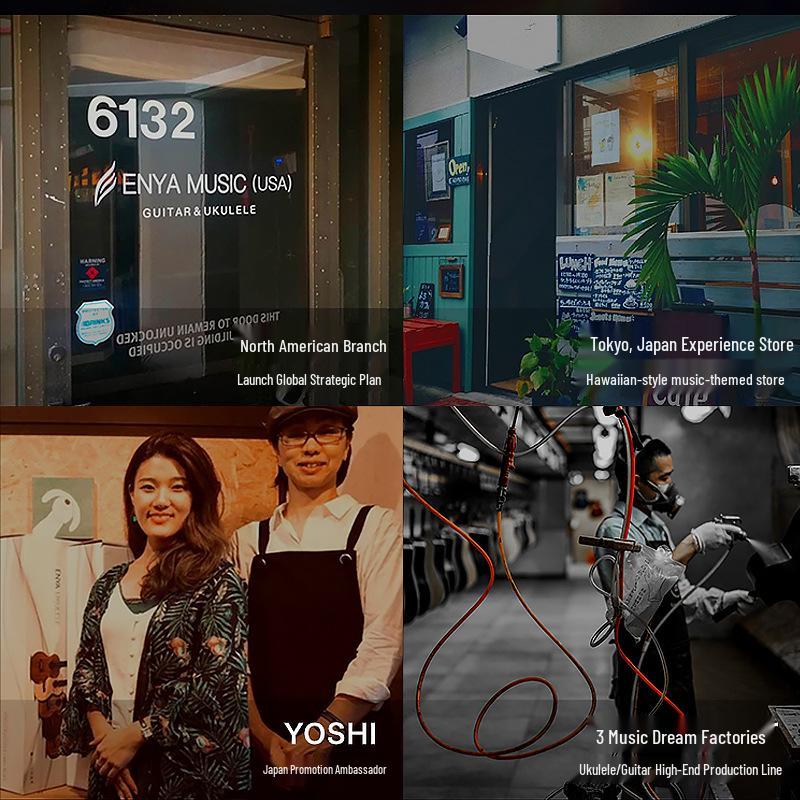 Kaka200 23" Professional Enya Ukulele for Beginner & Children