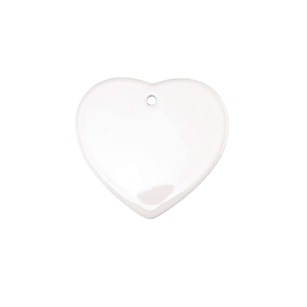 UV-Printed Ceramic Christmas Ornaments with Hang Tags