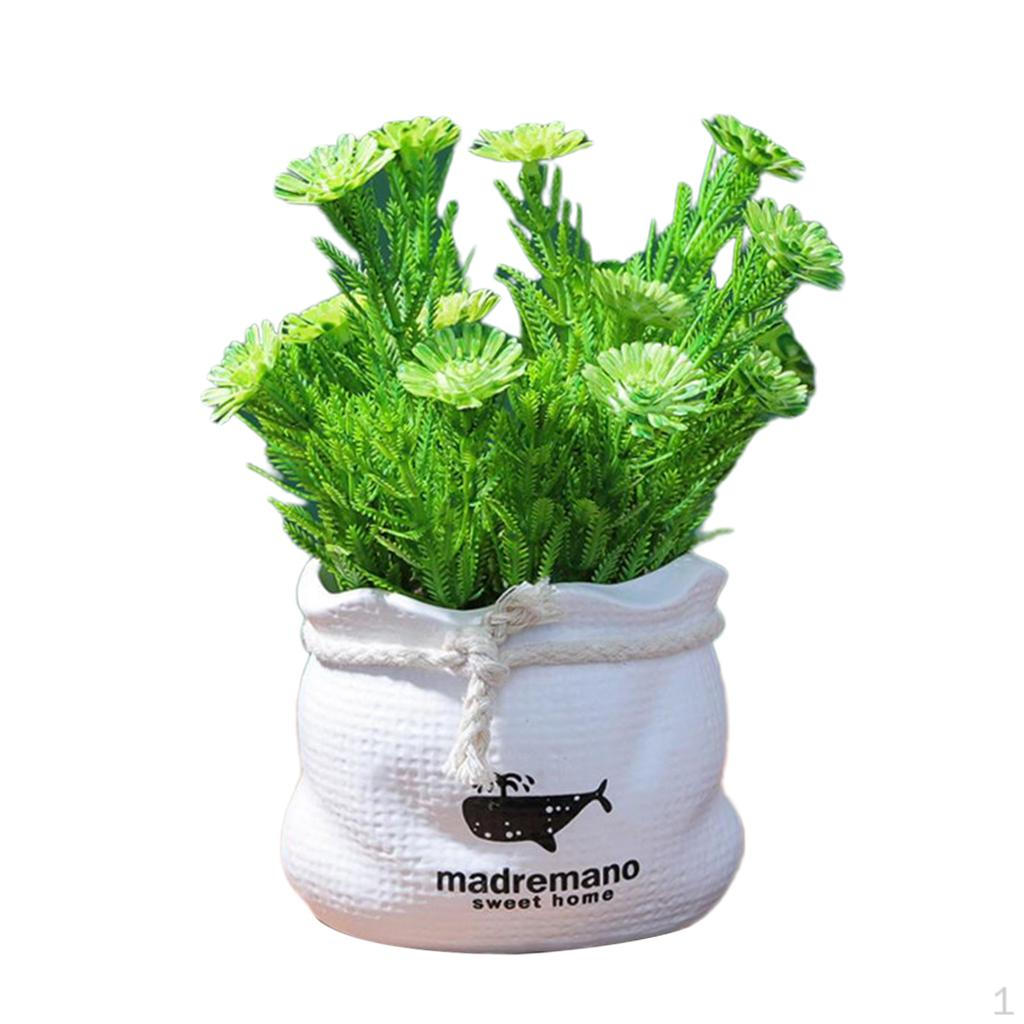 

Искусственный цветок ромашки в горшке Green Flower