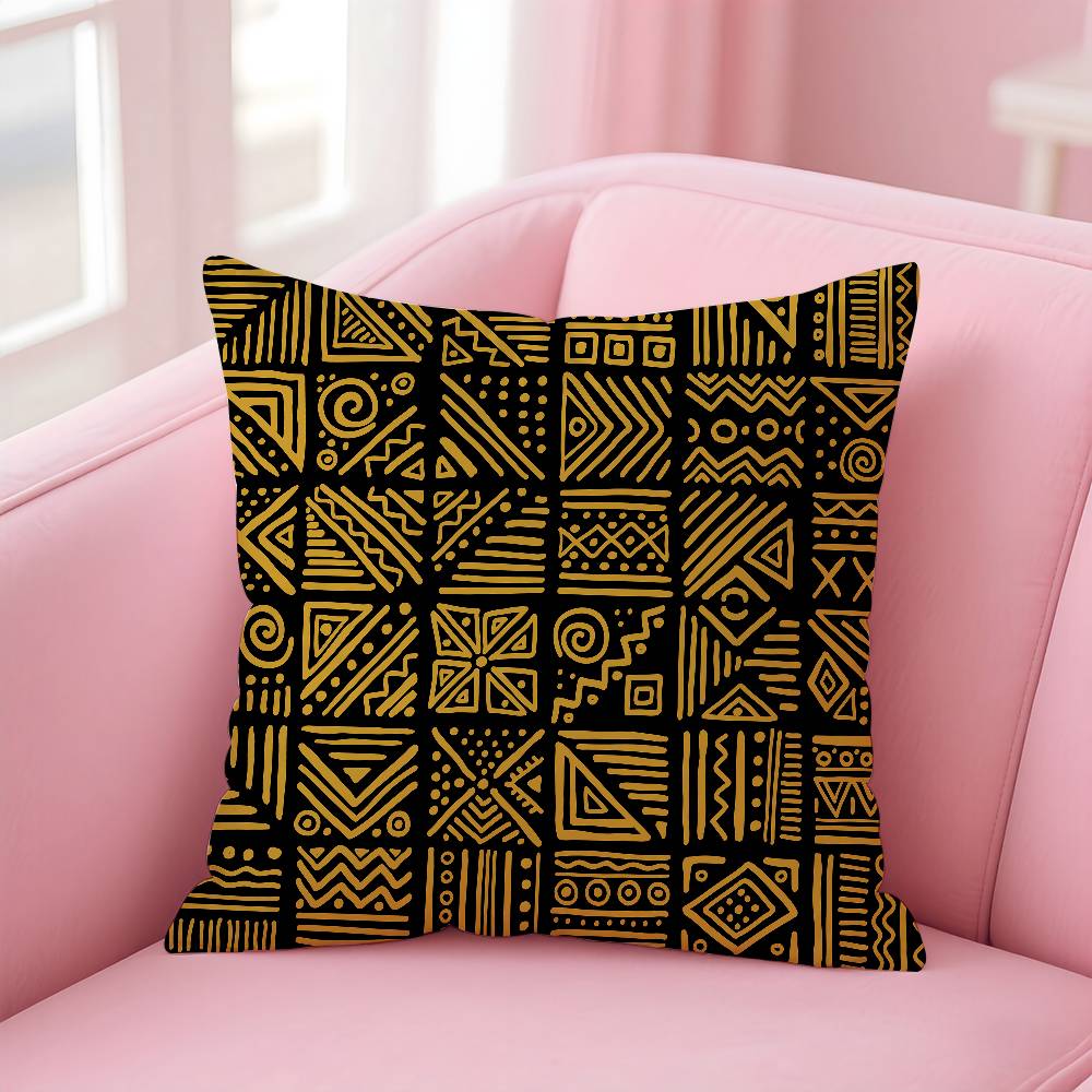ART African Tribal Pattern Pillow Case pattern printing pillowcase living room sofa cushion cover bedroom room decor