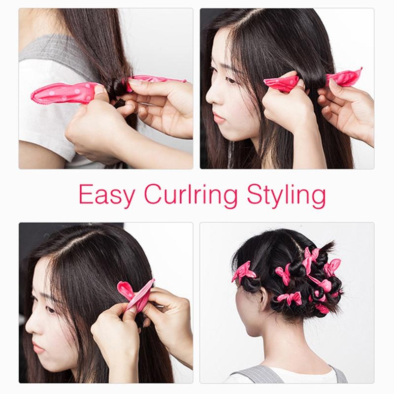 10Pc Sponge Pillow Soft Hair Roller Flexible Foam&Sponge Hair Curlers Rollers