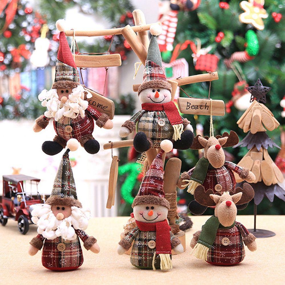 Gifts Navidad Natal Hanging Ornaments Christmas Decoration  Dolls Christmas Pendant Xmas Tree Decor