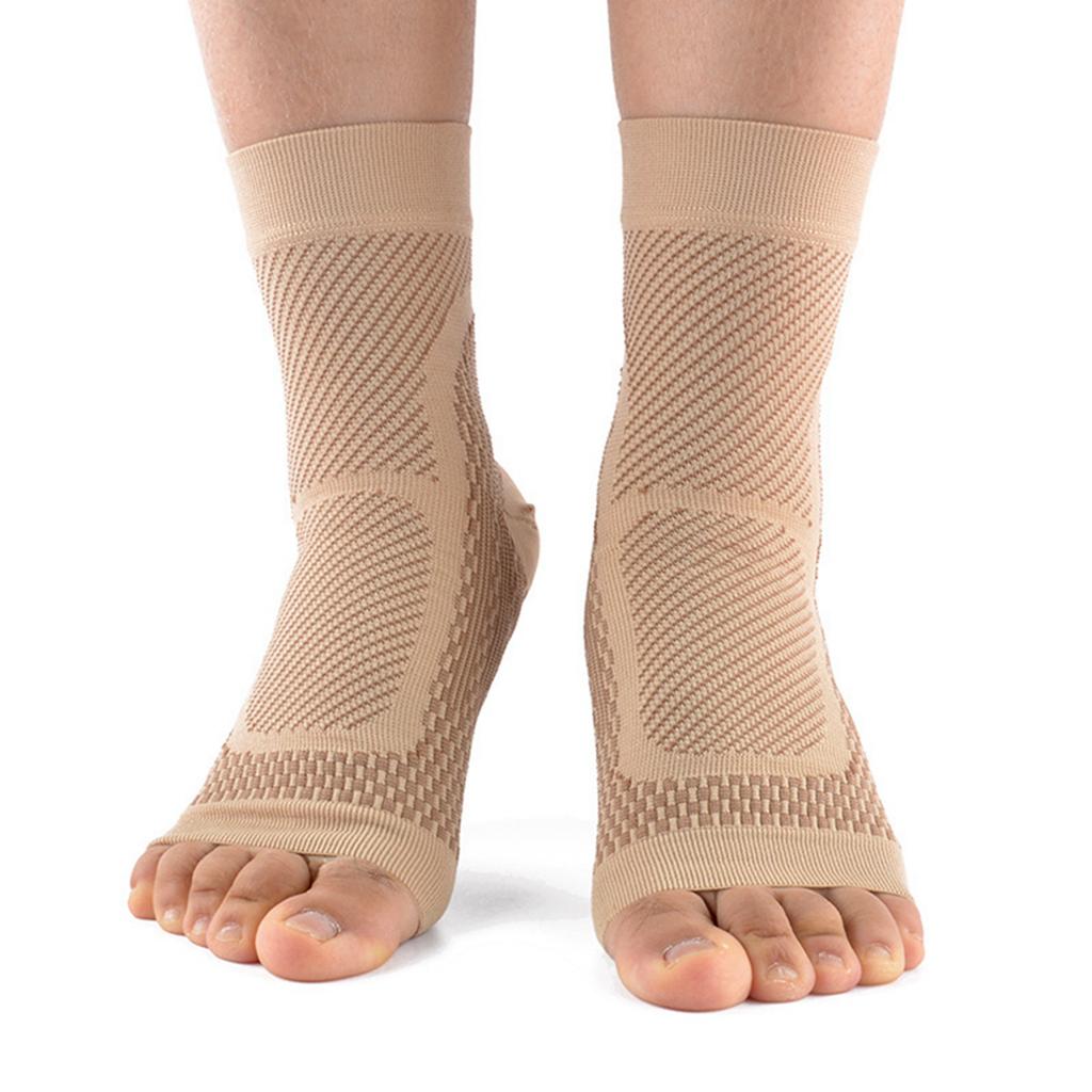 Outdoor Sport Socks Open Toe Elasticity Compression Stockings Foot Sock Ankle Guard Protective Gear