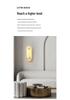 Nordic Luxury Round Natural Marble Wall Lamp for Bedroom and Living Room