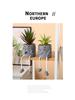 Green Plant Hanging Foot Doll Ornament: Cute Cement Candle Holder for Home Decor