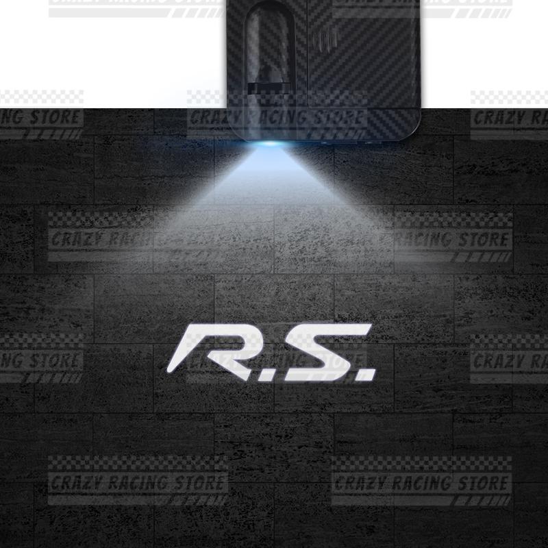 

1/2PCS For RS GT Logo LED Courtesy Lamp Car Door Welcome Light Ghost Shadow Light For Espace Clio Megane Sport Kadjar Austral 1x
