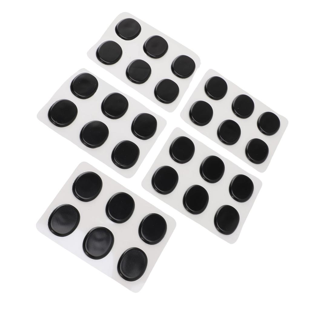 30 Pcs   Gel Pad Self Adhesive Soft Silicone Muffling Gel Pads   Dampeners for   Control