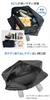 Black X Gray School Nylon School Large A4 High School Junior High School Plain [Berkuto] Bag, Bag, Capacity, Lightweight, Compatible, Unisex,