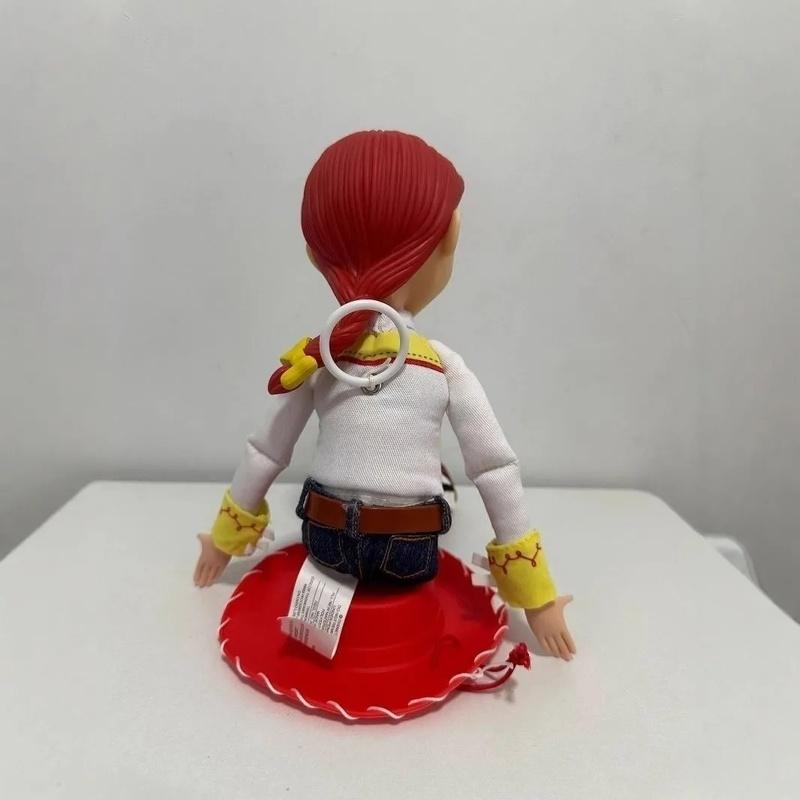 Genuine Toy Story 20th Anniversary Woody & Jessie Talking Action Figures Desktop Ornament Doll Model Toy Collectible Gift