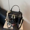 High-end niche bag women's new fashion retro messenger bag women's portable mini box bag