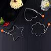 3-piece Set of Fried Egg Molds, Stainless Steel Toast Egg Molds
