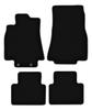 BASIC Black Velour Floor Mats For: Mercedes A-Class W169 Hatchback (2004-2012)