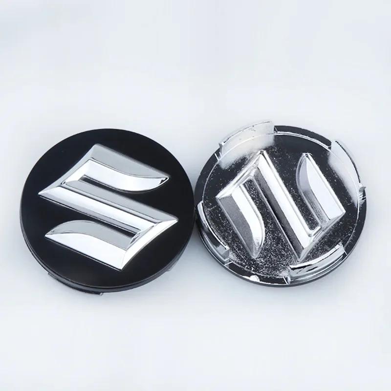 54mm 58mm Car Wheel Center Covers Hub Badge Caps for Suzuki Logo Ignis Jimny Alto Baleno Swift SX4 Ertiga S-Cross Samurai VITARA
