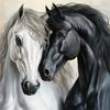 New Collection Diamond Mosaic Horse Sun Diamond Painting Full Round Drill Embroidery Animal Wall Decoration