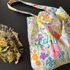 Han Style Ins Fresh Flower Bag Thin Cotton Shoulder Cross-body Large Capacity Women's Canvas