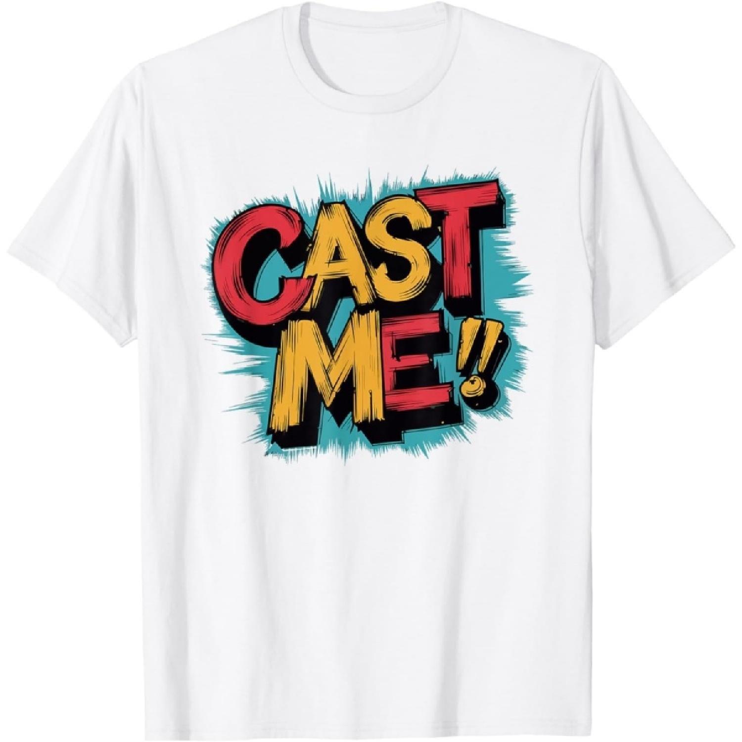 Футболка Pertmunsv Cast Me Актерский Театр Драма Смешной Актер Актриса S