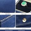 Europeisk åttakantig smyckeskrin för ringar, halsband och armband