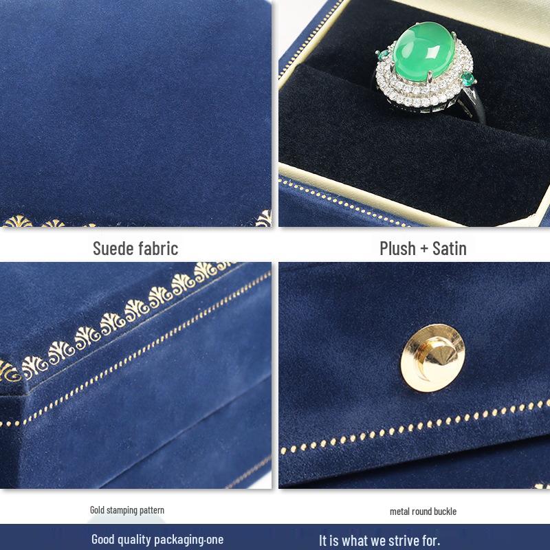 Europeisk åttakantig smyckeskrin för ringar, halsband och armband