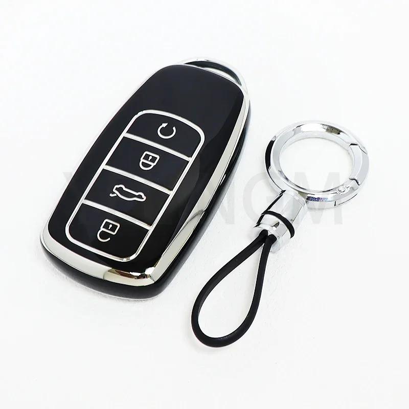 Pour Chery Omoda 5 C5 Tigo 7 8 Pro Max Tigo 7 8 Plus Arrizo 5 Plus jaecoo 2023 Porte-clés Accessoires Clé de Voiture Support Étui Couvercle de Clé