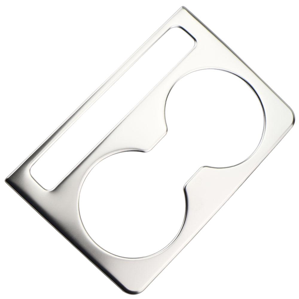 

Stainless Steel for Mazda CX-5 CX5 2017 - 2019 Car Rear Seat Water Cup Holder Coffee Bottle Placement Covers Trim Accessories серебряный