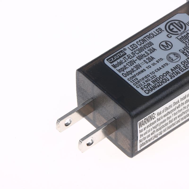 1 Set Eu/Uk/Us Plug Switch Adapter Waterproof Laser Lighting Power Supply Ac 220V To 31/30/18/4.5V Dc 8 Functional Selv Led Lamp