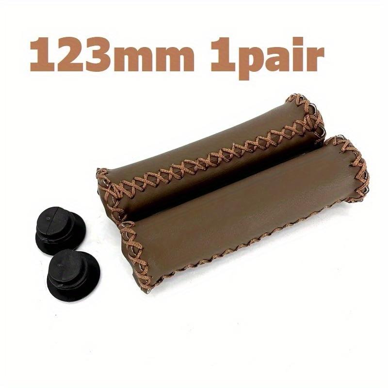 Folding Bicycle Retro Handlebar Cover Artificial Leather Grip Soft and Comfortable Bicycle Handlebar Cover. Yellow