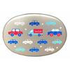 Aluminum lunch box, 280ml (with polyethylene inner lid and rubber band), car design, made in Japan