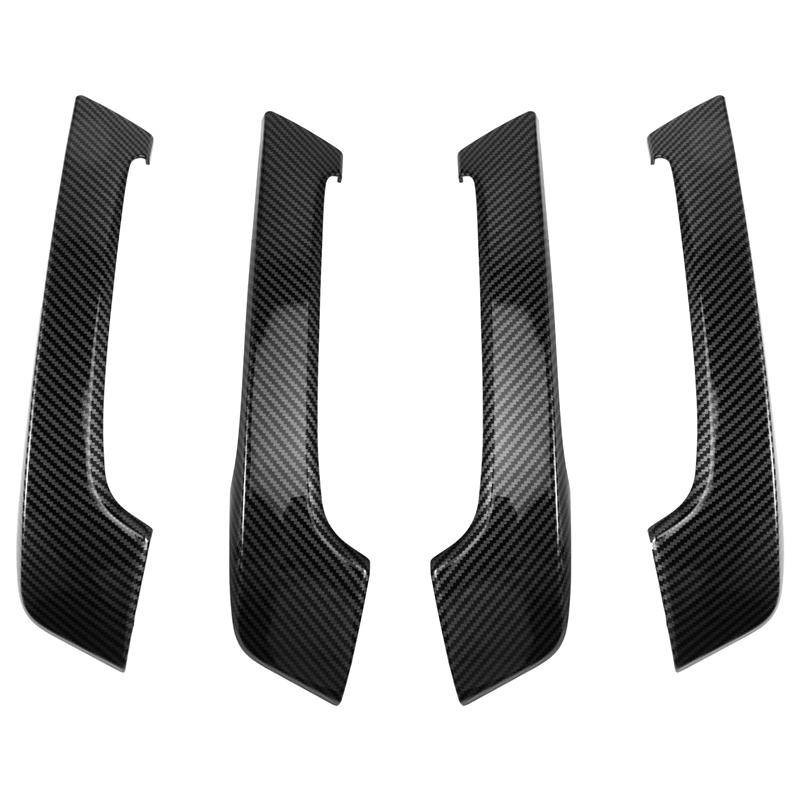 

Для Toyota Prado LC150 2009-2018 Отделка накладки ручки двери салона автомобиля Ручка двери Карбоновое волокно