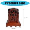 Antique 1/12 Scale Wood Miniature Radio Model Figure For Dollhouse Scene Decoration And Collectible Room Display