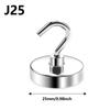J10-J42MM Strong Magnetic Hook Multi Purpose Storage Hook Household Kitchen Storage Hook Key Storage Hook Bathroom Hanger