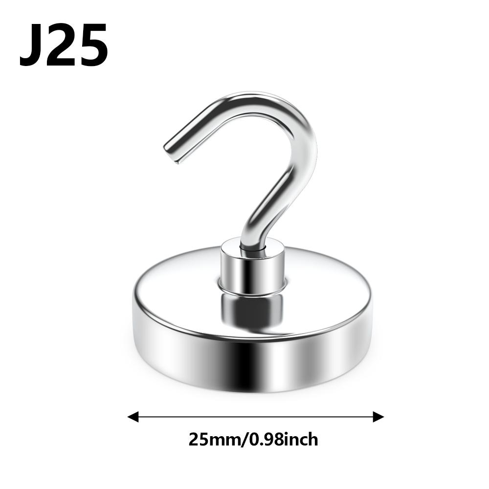 J10-J42MM Strong Magnetic Hook Multi Purpose Storage Hook Household Kitchen Storage Hook Key Storage Hook Bathroom Hanger
