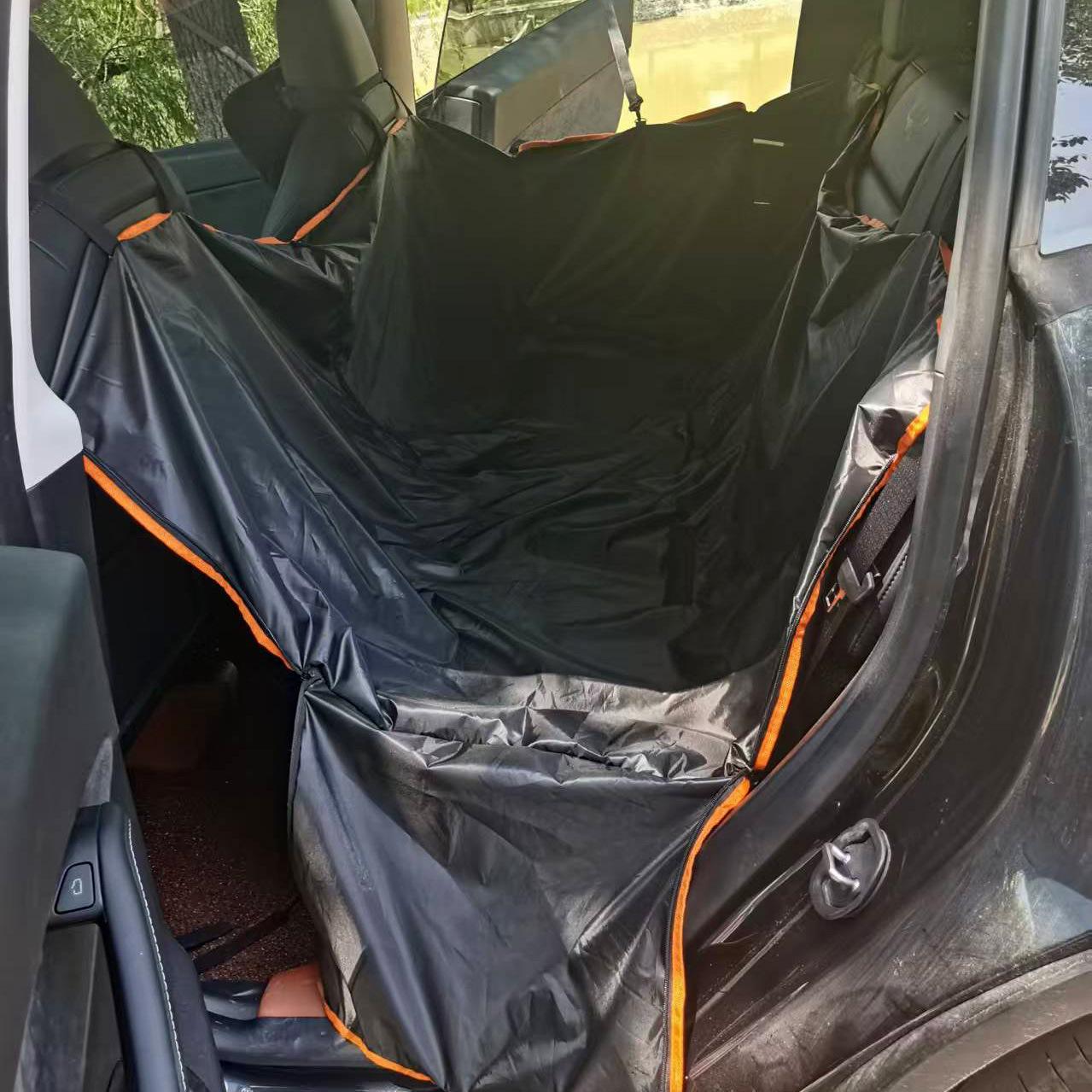 Pet Car Seat Mat 600D Oxford Cloth Rear Cushion Heavy Duty Dirt Resistant