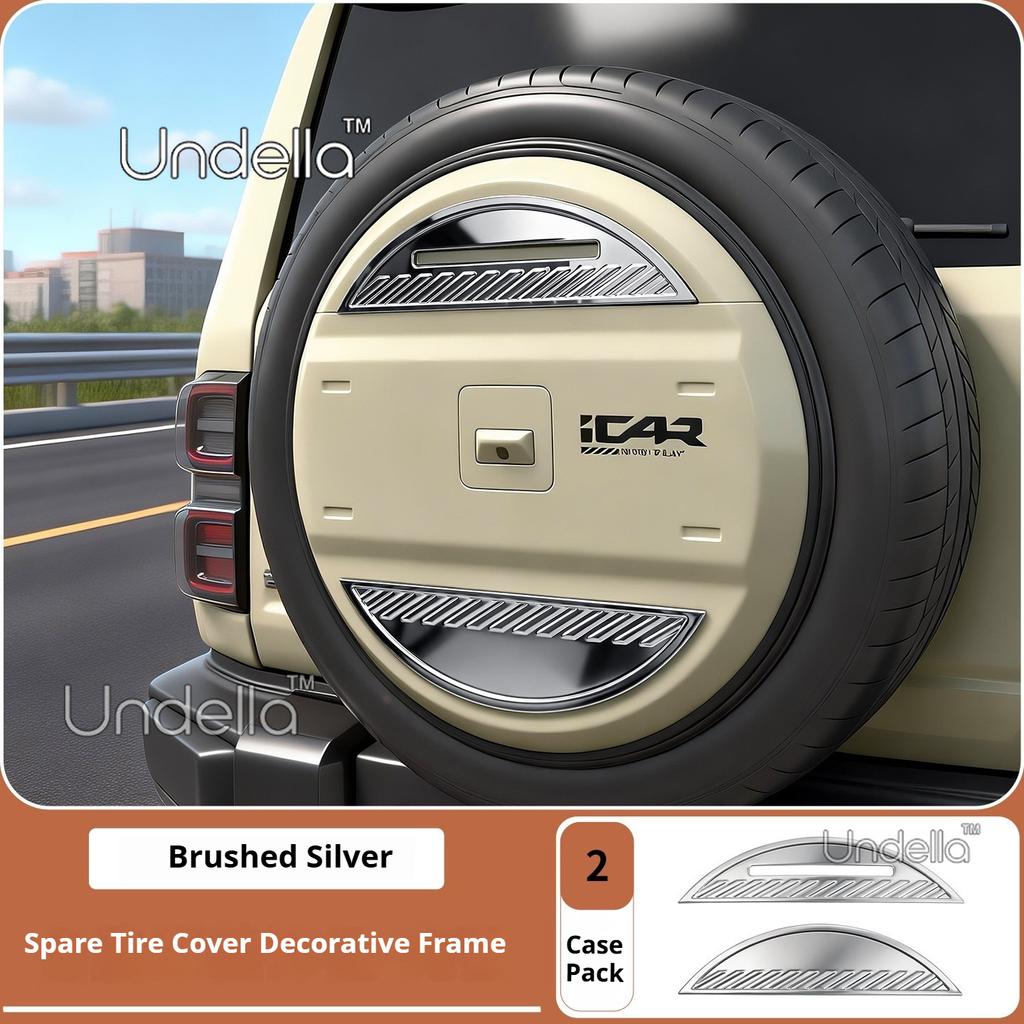 For iCAUR V27 Esteo V27 2026 2027 Rear Tailgate Spare Tire Anti‑Scratch Decor Shell Protective Cover Exterior Car Accessories