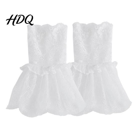 Fake Sleeves for Women Lace Sleeve Cuffs Elastic Wrist Detachable False Romantic Cuffs Elegant Clothing Accessory Wedding Cosplay Halloween