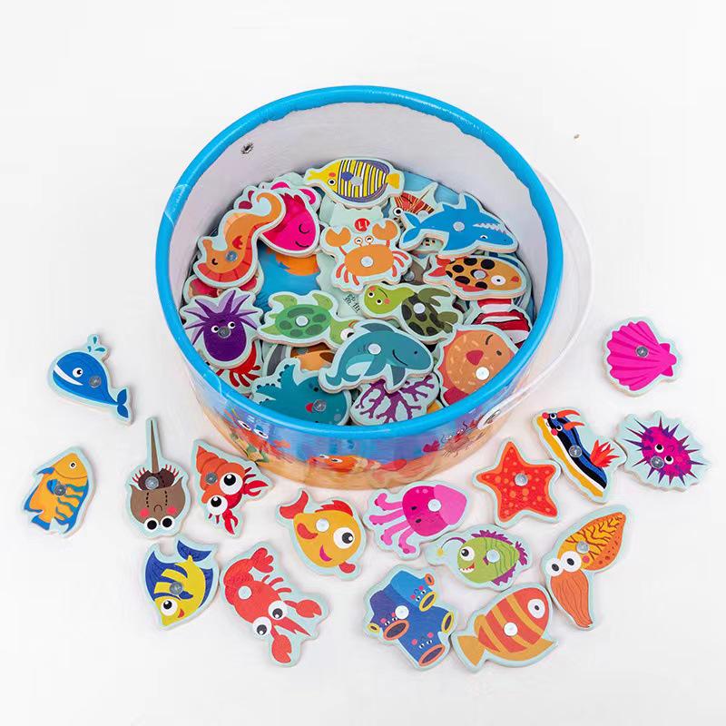 Toddler Educational Magnet Fishing Game for Ages 1-3 Years - Concentration and Thinking Training Toy
