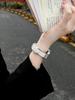 Elegant Metal & Leather Wristband for Huawei Band 11 Pro - Fits 9/8 NFC, 10th Gen, Women's High-end Style