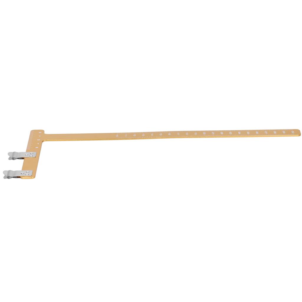 Adjustment Bow L Shape Chord Distance Ruler Aluminum Alloy Measuring Tool