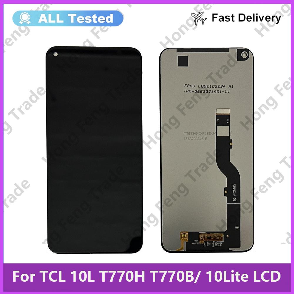Полная сборка ЖК-экрана и сенсорного стекла для TCL 10L T770