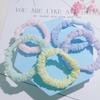 Candy Color Wrinkle Hair Band Korean High Elastic Silk Headband Ponytail Small Intestine Loop Cream Rubber Band
