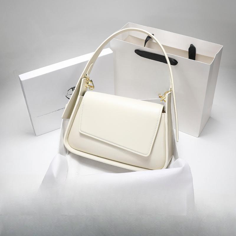 Irregular, Niche Women's Bag with Large Capacity, Leather-textured Single-shoulder Underarm Bag