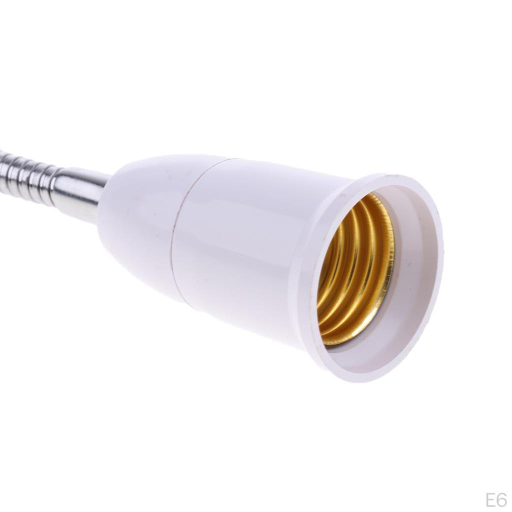 20/30/40/50/60CM Long E27 To Light Lamp Socket Bulb Flexible Extend Adapter