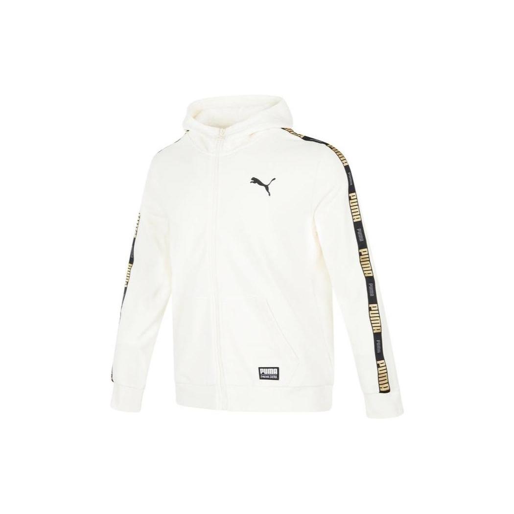 PUMA Handwriting Label Jacket  White  Men s 539532-93 XXL