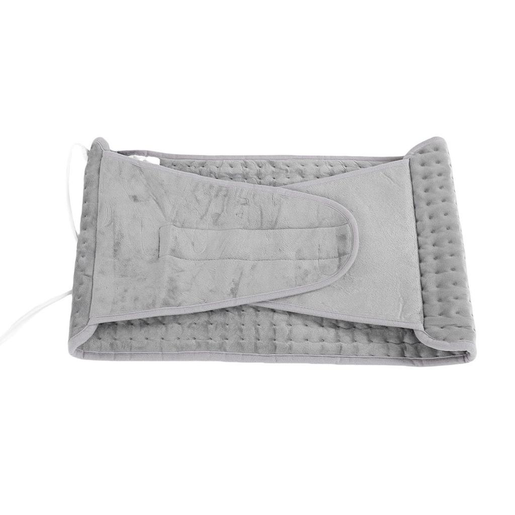 Heating Pad for Back Relief Period Care 10 Temperature Settings 4 Timer Heating Pad Belt with   Silver Gray 12x24 Inch